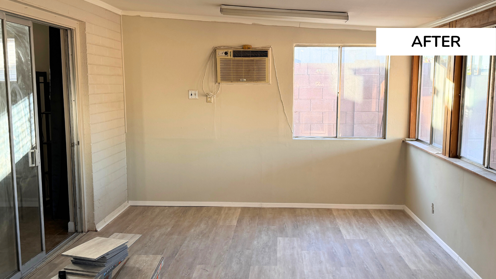 After drywall repair